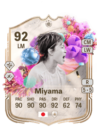Aya Miyama FUT Birthday Icon 92 OVR