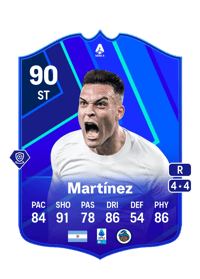 Lautaro Martínez POTM Serie A 90 OVR