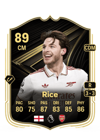 Declan Rice Team of the Week 89 OVR