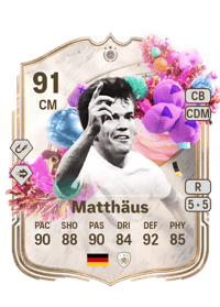 Lothar Matthäus FUT Birthday Icon 91 OVR