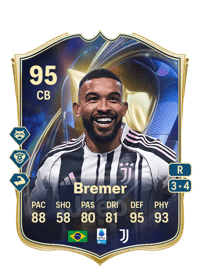 Bremer Team of the Season 95 OVR