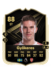 Viktor Gyökeres Team of the Week 88 OVR