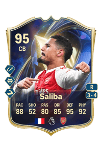 William Saliba Team of the Season 95 OVR