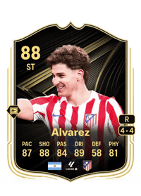 Julián Alvarez Team of the Week 88 OVR