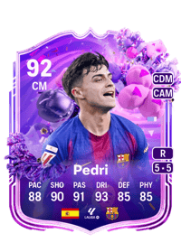 Pedri FUT Birthday 92 OVR