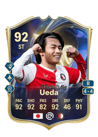 Ayase Ueda Team of the Season 92 OVR