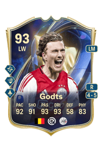 Mika Godts Team of the Season 93 OVR