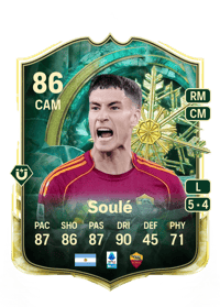Matías Soulé Winter Wildcards 86 OVR