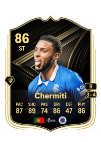 Youssef Chermiti Team of the Week 86 OVR
