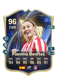 Fiamma Benítez Team of the Season 96 OVR