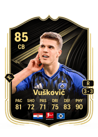 Luka Vušković Team of the Week 85 OVR