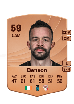 Robbie Benson 59 EA FC