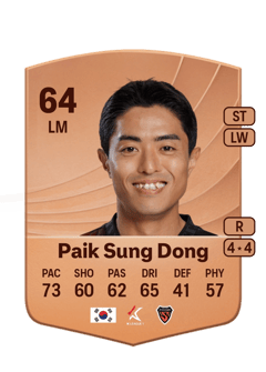Paik Sung Dong 69 EA FC