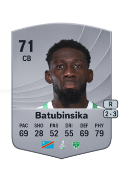 Dylan Batubinsika 71 EA FC