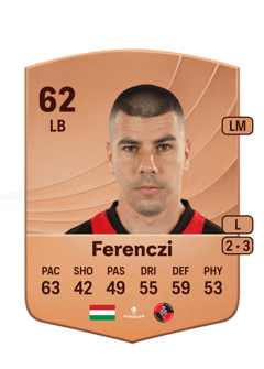 János Ferenczi 62 EA FC