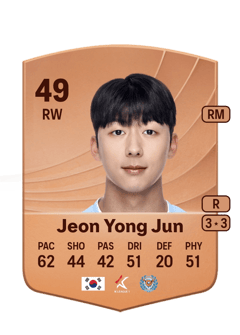 Jeon Yong Jun 49 EA FC