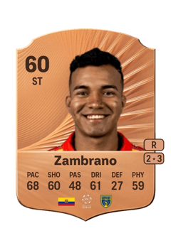Cristhoper Zambrano 60 EA FC