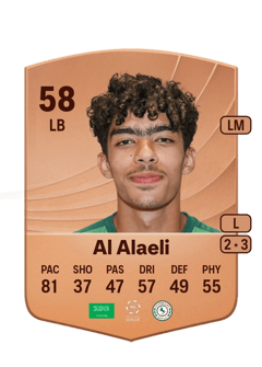 Meshal Al Alaeli 58 EA FC