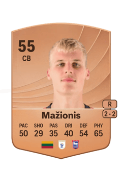 Jokūbas Mažionis 55 EA FC
