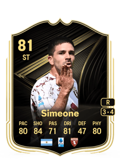 Giovanni Simeone 81 EA FC