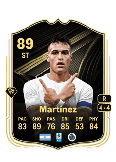 Lautaro Martínez 89 EA FC