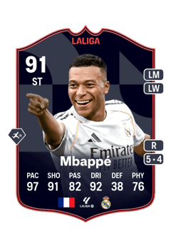 Kylian Mbappé 91 EA FC