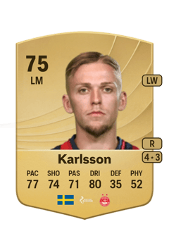 Jesper Karlsson 75 EA FC