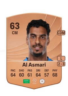 Ali Al Asmari 63 EA FC