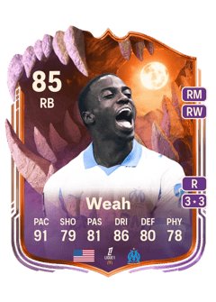 Timothy Weah 85 EA FC