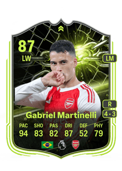 Gabriel Martinelli 87 EA FC