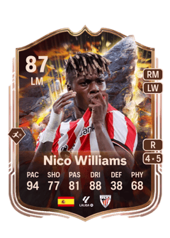 Nico Williams 87 EA FC