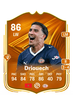 Couhaib Driouech 86 EA FC