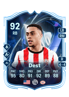 Sergiño Dest 92 EA FC