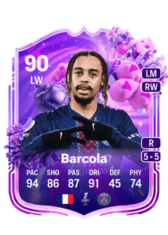 Bradley Barcola 90 EA FC