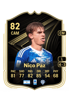 Nico Paz 82 EA FC