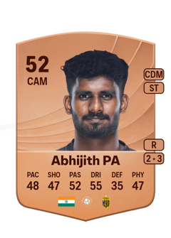 Abhijith PA 52 EA FC
