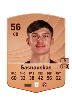 Dovydas Sasnauskas 56 EA FC