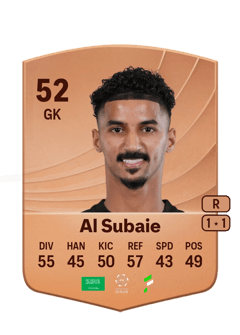 Sattam Al Subaie 52 EA FC