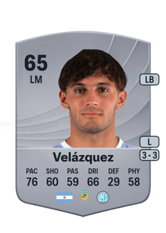 Juan Martín Velázquez 65 EA FC