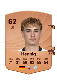 Maximilian Hennig 62 EA FC