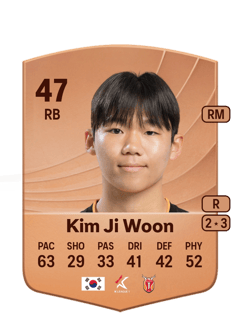 Kim Ji Woon 47 EA FC
