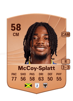 Delano McCoy-Splatt 58 EA FC