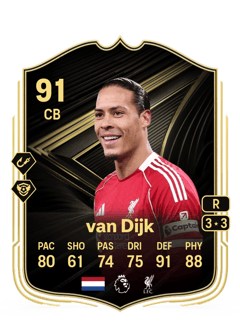 Virgil van Dijk 91 EA FC