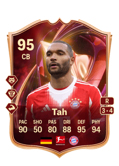 Jonathan Tah 95 EA FC