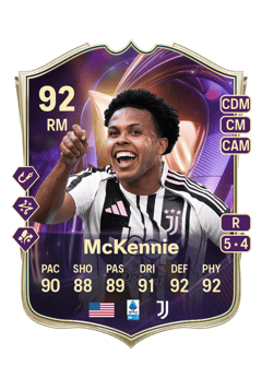Weston McKennie 92 EA FC