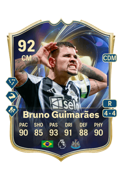Bruno Guimarães 92 EA FC