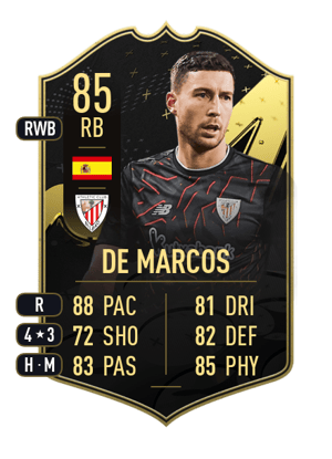 De Marcos - 85 - Team of the Week