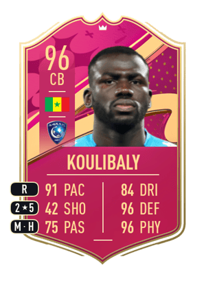 Koulibaly - 96 - Premium FUTTIES