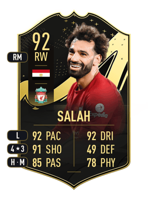 Salah - 92 - Team of the Week