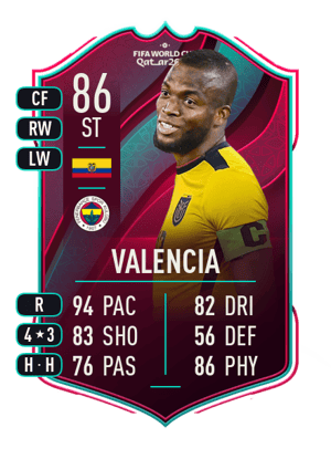 Valencia - 86 - World Cup Star